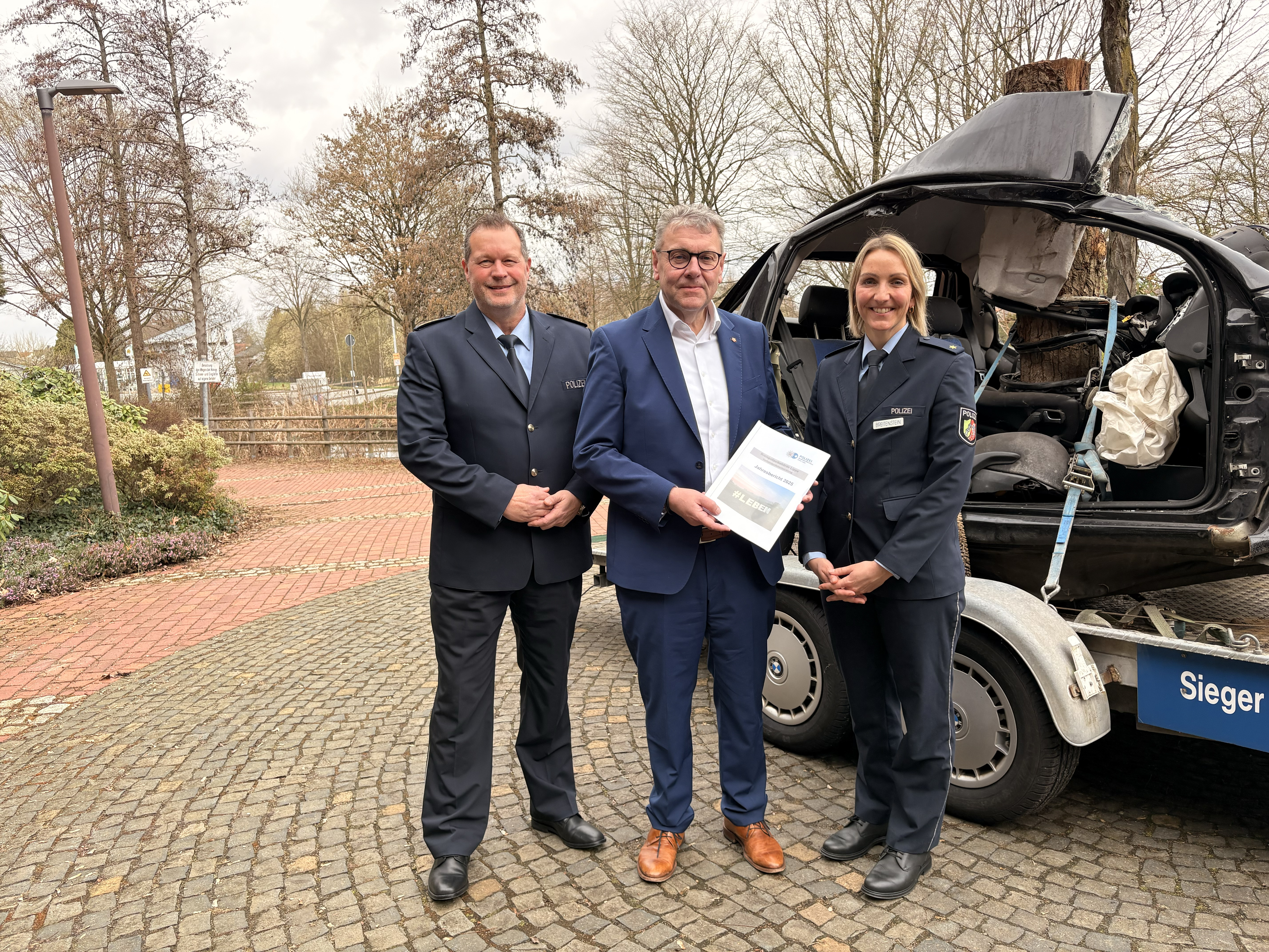 Verkehrsunfälle 2025 im Kreis Lippe: Mehr Unfälle, weniger Todesopfer