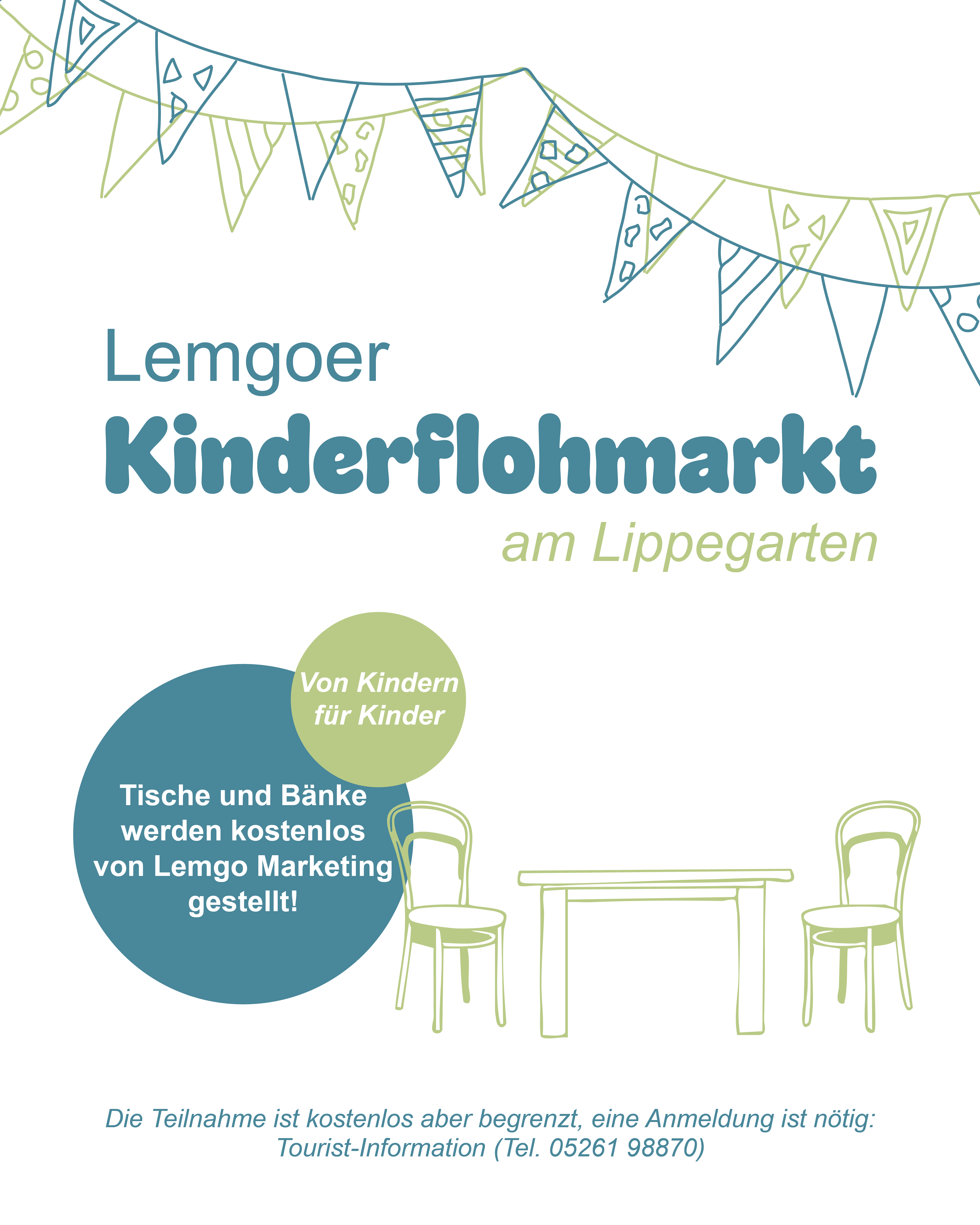 Kinderflohmarkt am Lippegarten startet wieder im April